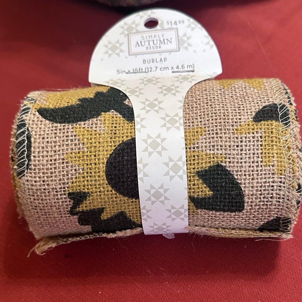 Sunflower 🌻 burlap